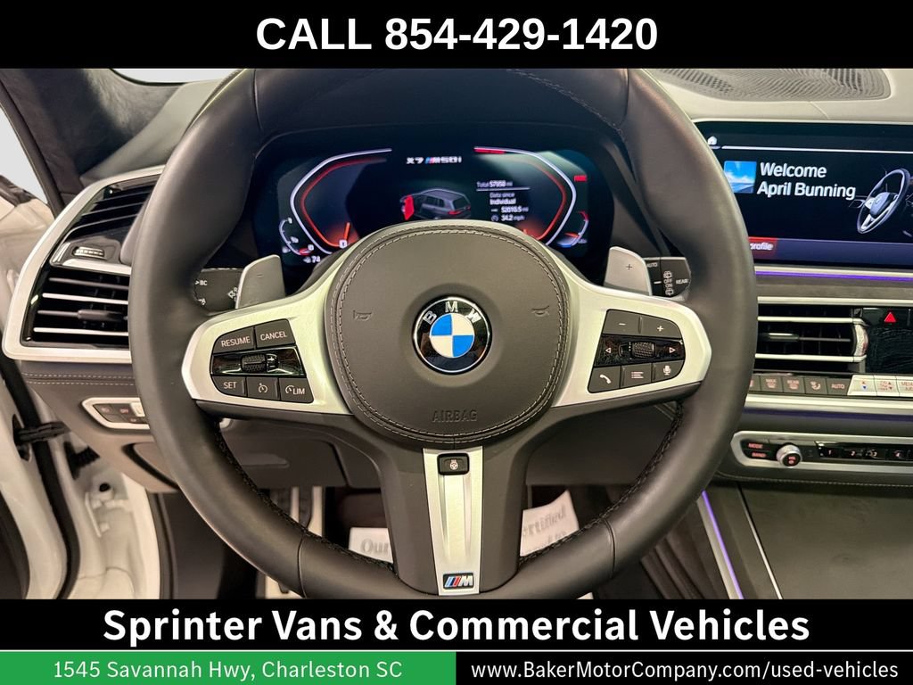 Used 2020 BMW X7 M50i w/ Luxury Seating Package AWD/4WD image 12