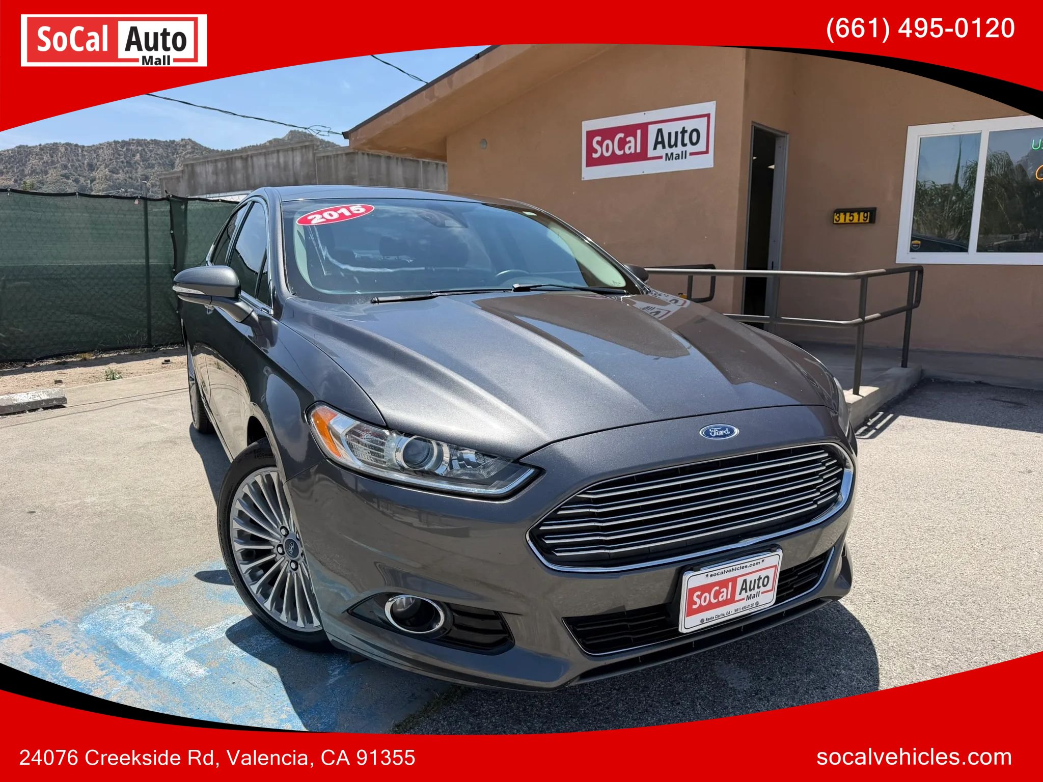 Used 2015 Ford Fusion Titanium FWD image 1