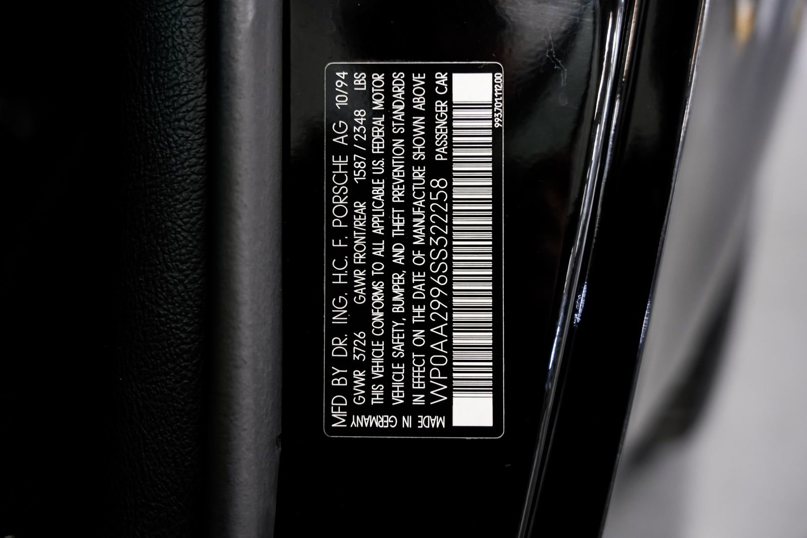 Used 1995 Porsche 911 Carrera RWD image 48