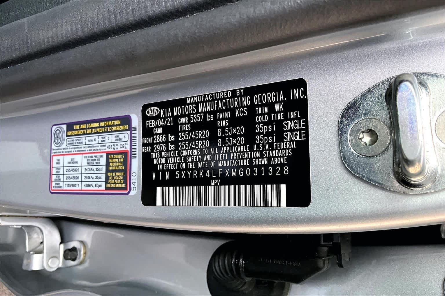 Used 2021 Kia Sorento SX FWD image 34
