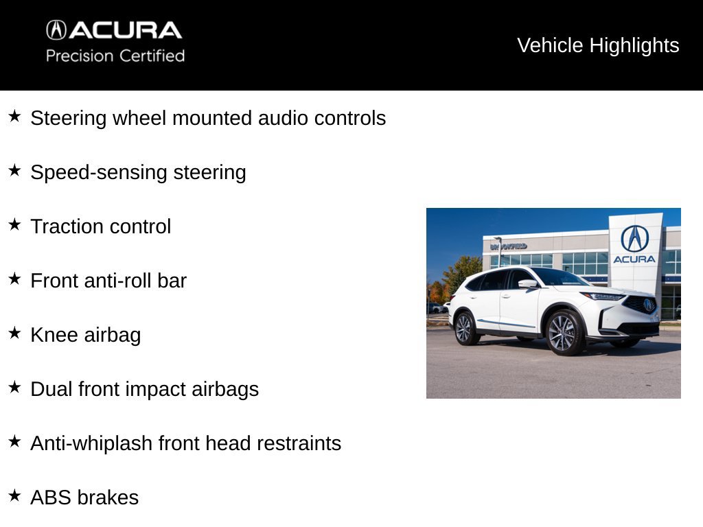 Certified 2025 Acura MDX w/ Technology Package AWD/4WD image 9