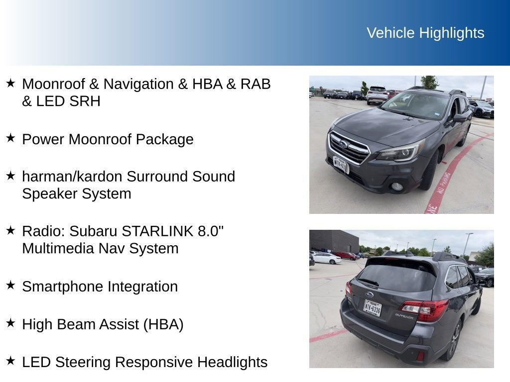 Used 2019 Subaru Outback 2.5i Limited image 5
