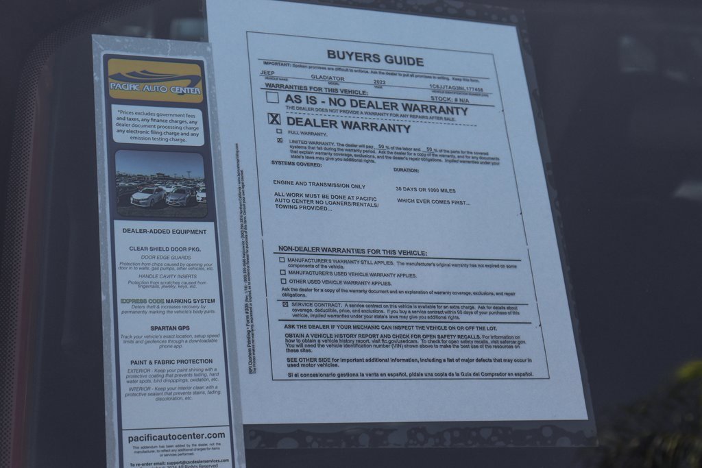 Used 2022 Jeep Gladiator Sport image 52