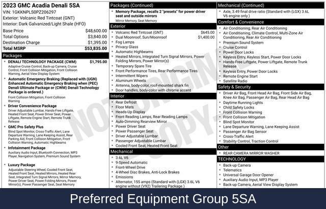 Used 2023 GMC Acadia Denali w/ Denali Technology Package image 3