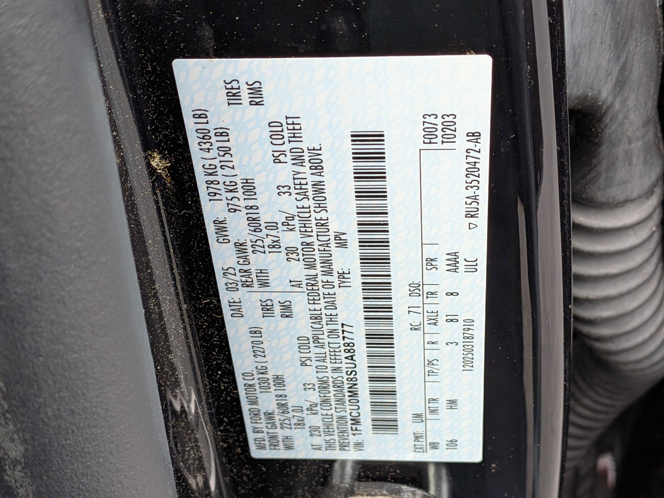 Used 2025 Ford Escape ST-Line FWD image 37