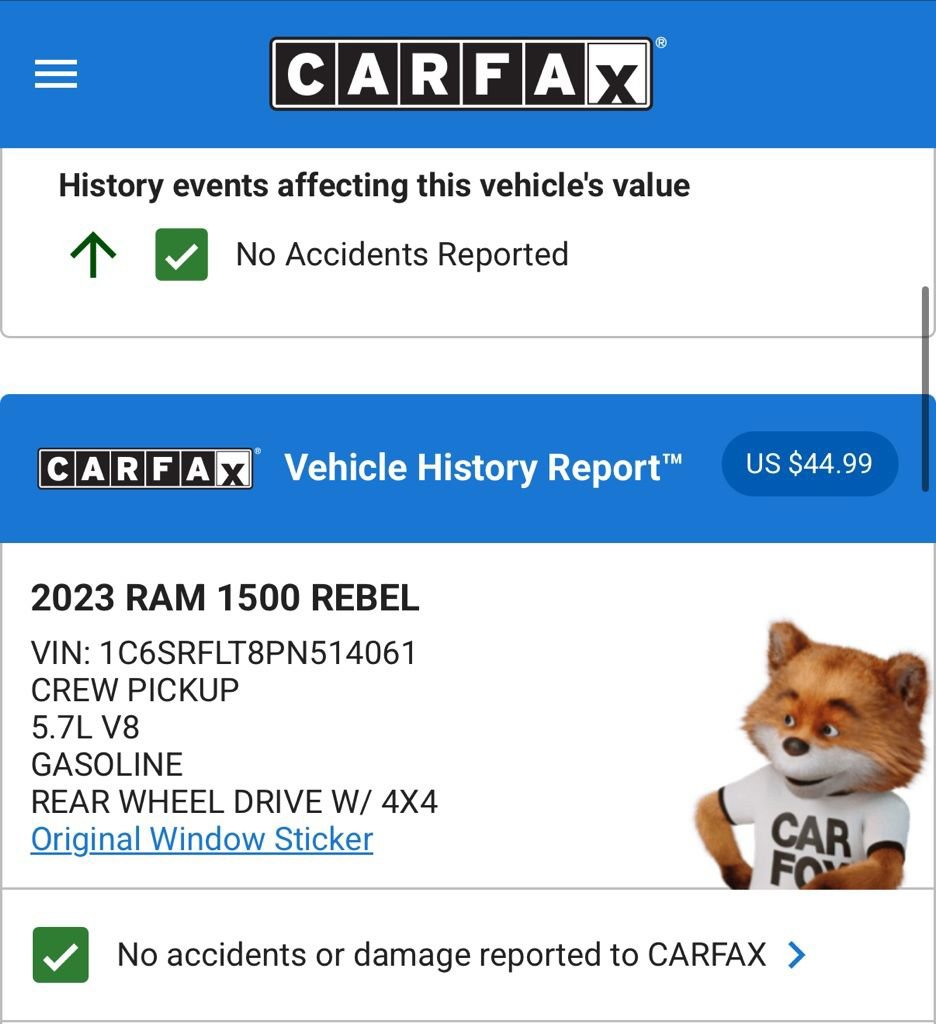 Used 2023 RAM 1500 Rebel w/ Rebel Level 2 Equipment Group image 4