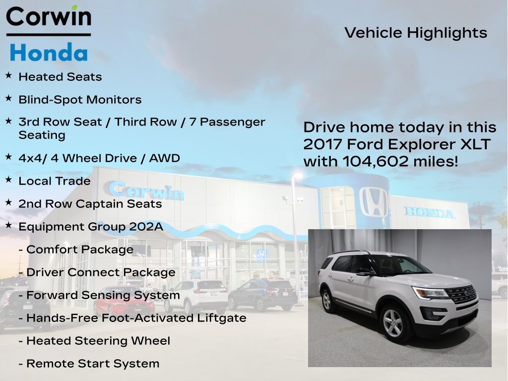 Used 2017 Ford Explorer XLT w/ Equipment Group 202A image 7