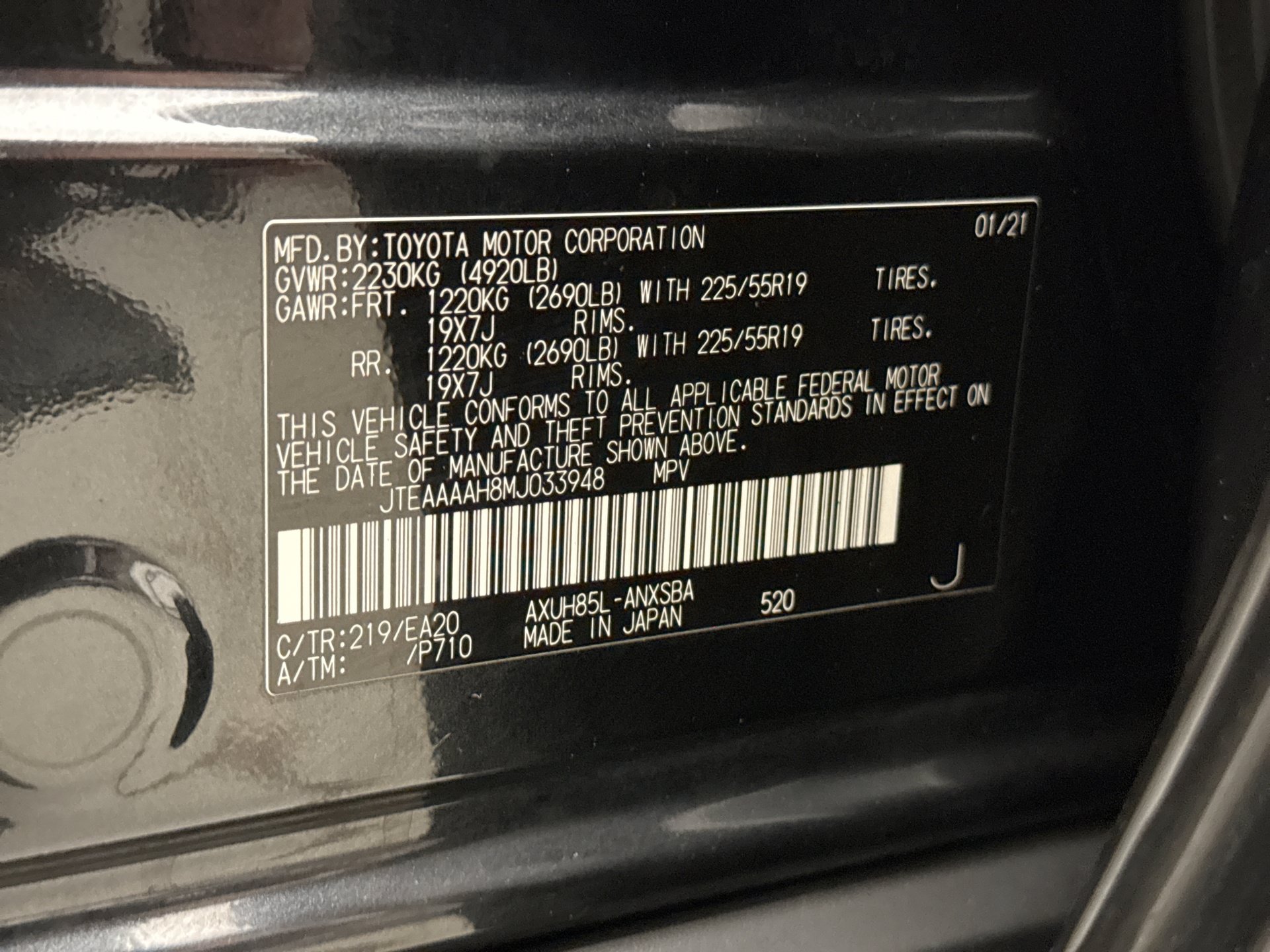 Used 2021 Toyota Venza Limited w/ Advanced Technology Package AWD/4WD image 26