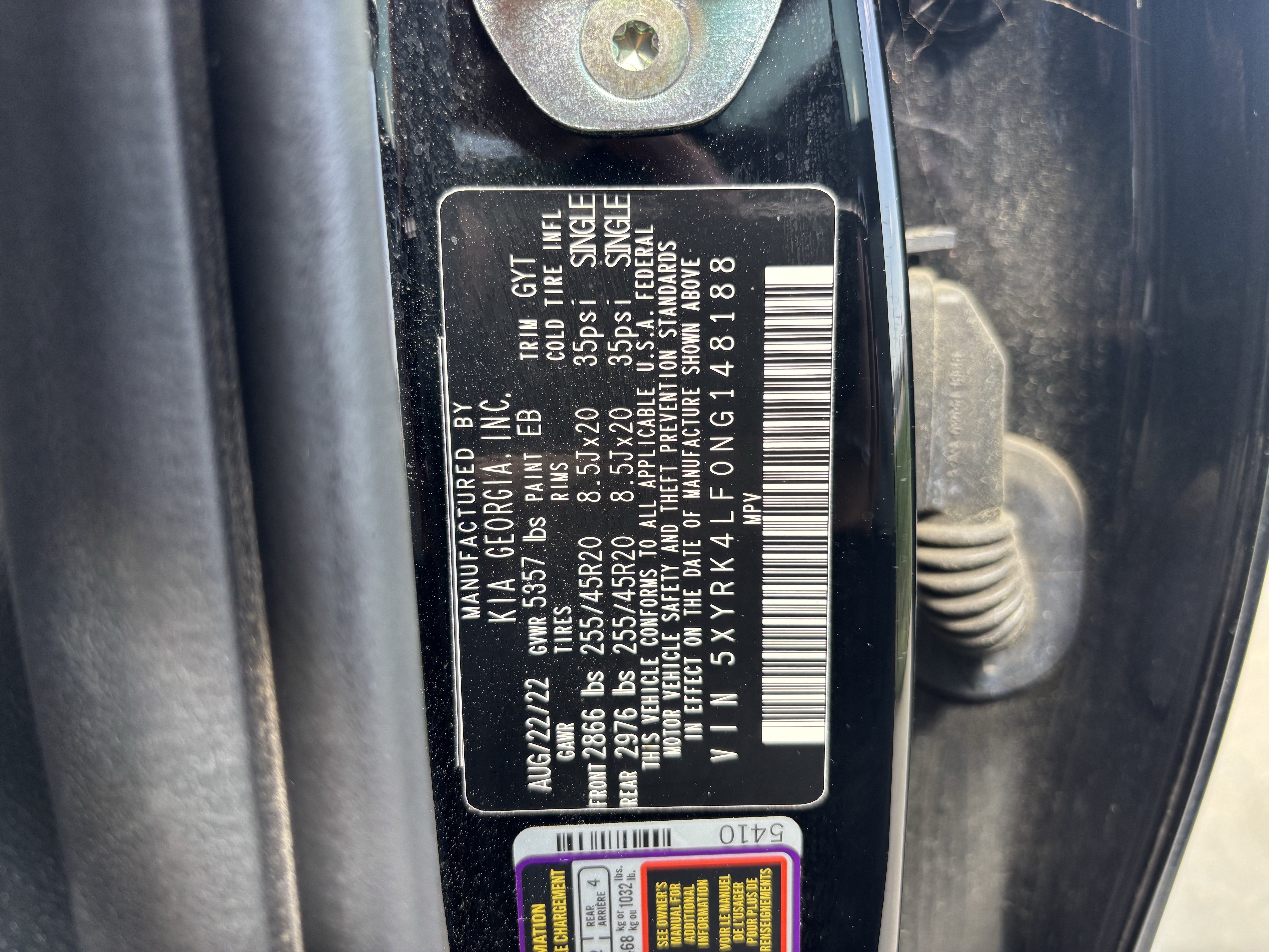 Used 2022 Kia Sorento SX FWD image 38