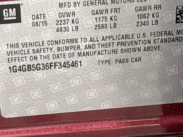 Used 2015 Buick LaCrosse Leather FWD image 25