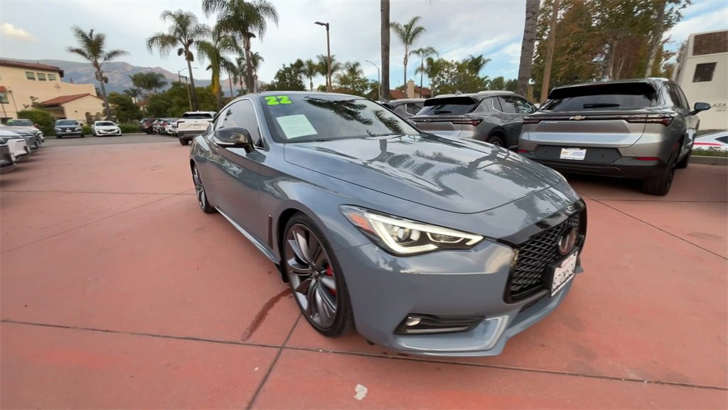 Used 2022 INFINITI Q60 Red Sport 400 w/ Carbon Fiber Package image 2