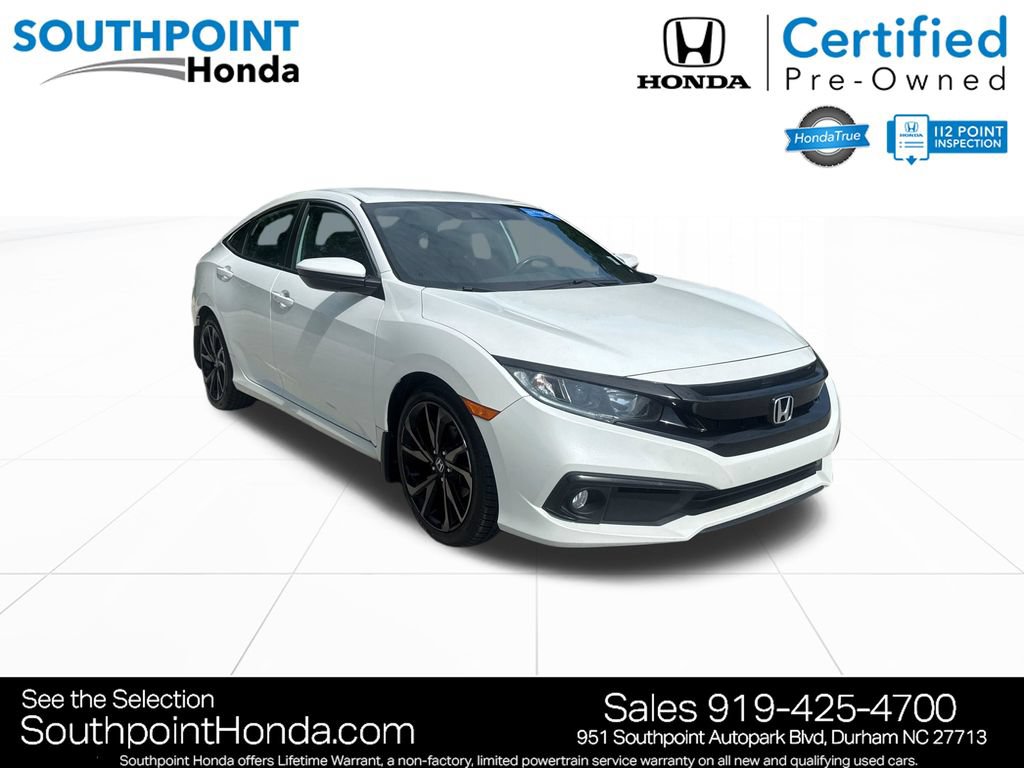 Certified 2020 Honda Civic Sport