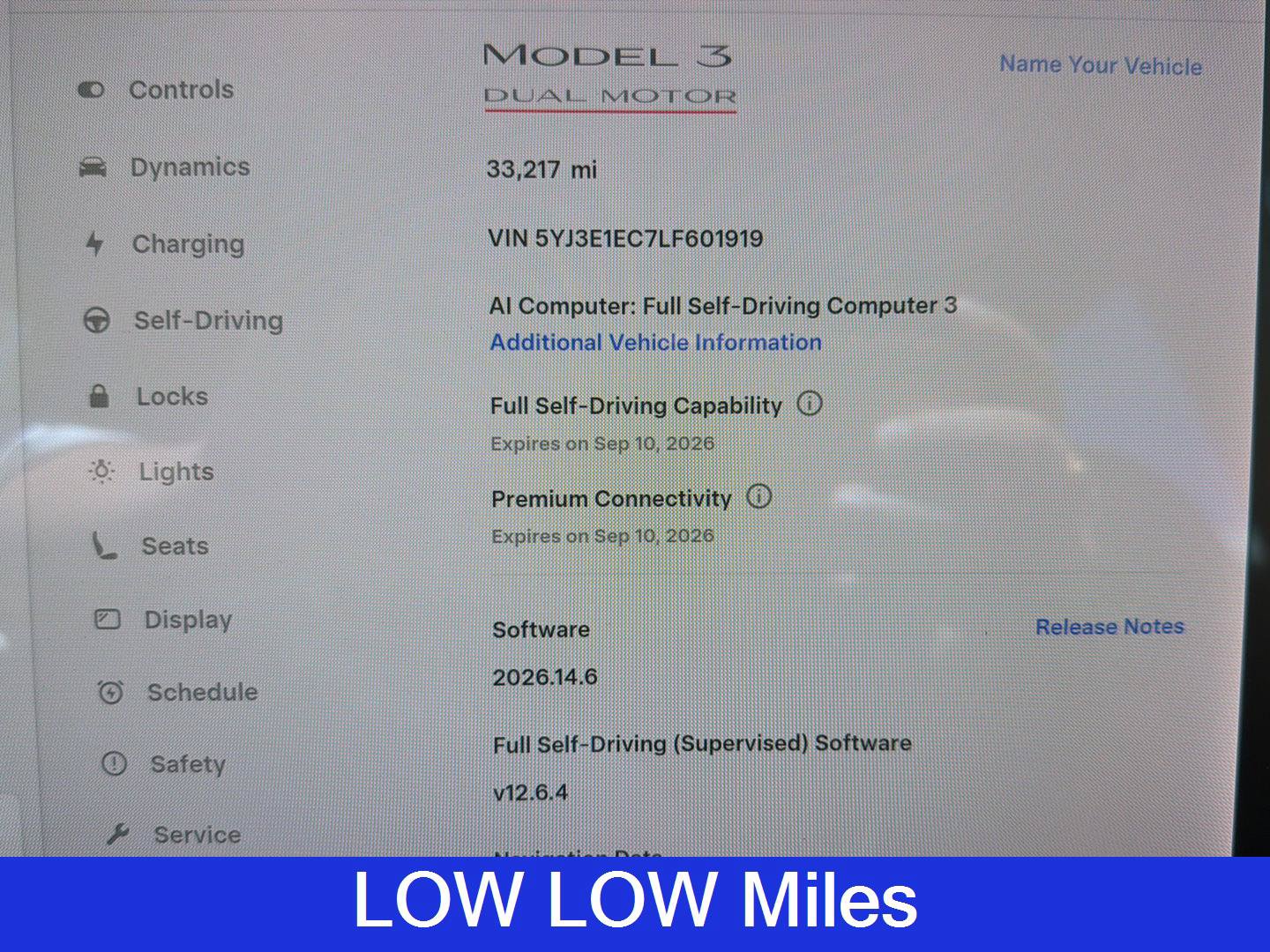 Used 2020 Tesla Model 3 Performance AWD/4WD image 3