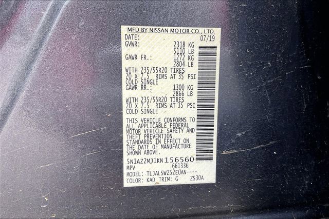 Used 2019 Nissan Murano Platinum image 6