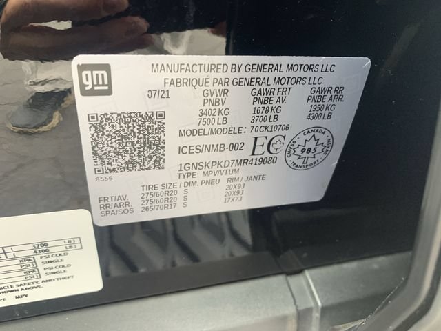 Certified 2021 Chevrolet Tahoe Z71 w/ Rear Media and Nav Package AWD/4WD image 35