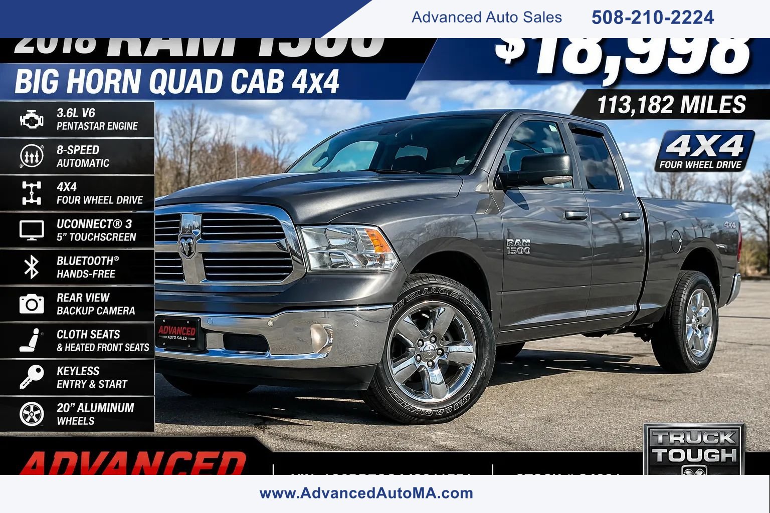 Used 2018 RAM 1500 Big Horn