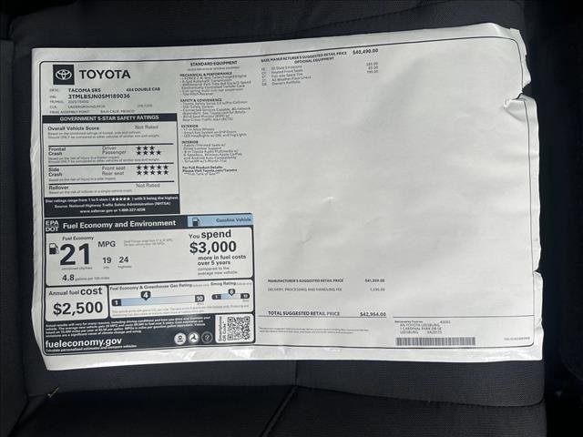 New 2025 Toyota Tacoma SR5 image 25