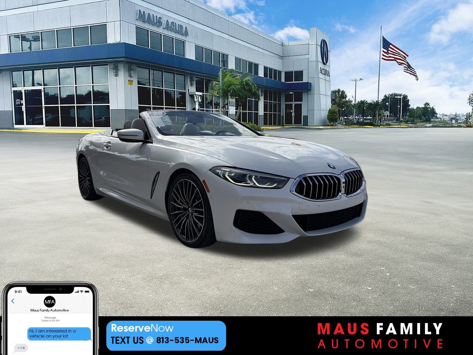 Used 2020 BMW 840i Convertible w/ M Sport Package