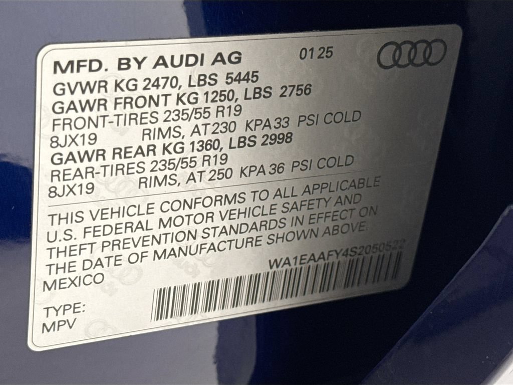 Certified 2025 Audi Q5 2.0T Premium Plus w/ Premium Plus Package AWD/4WD image 34