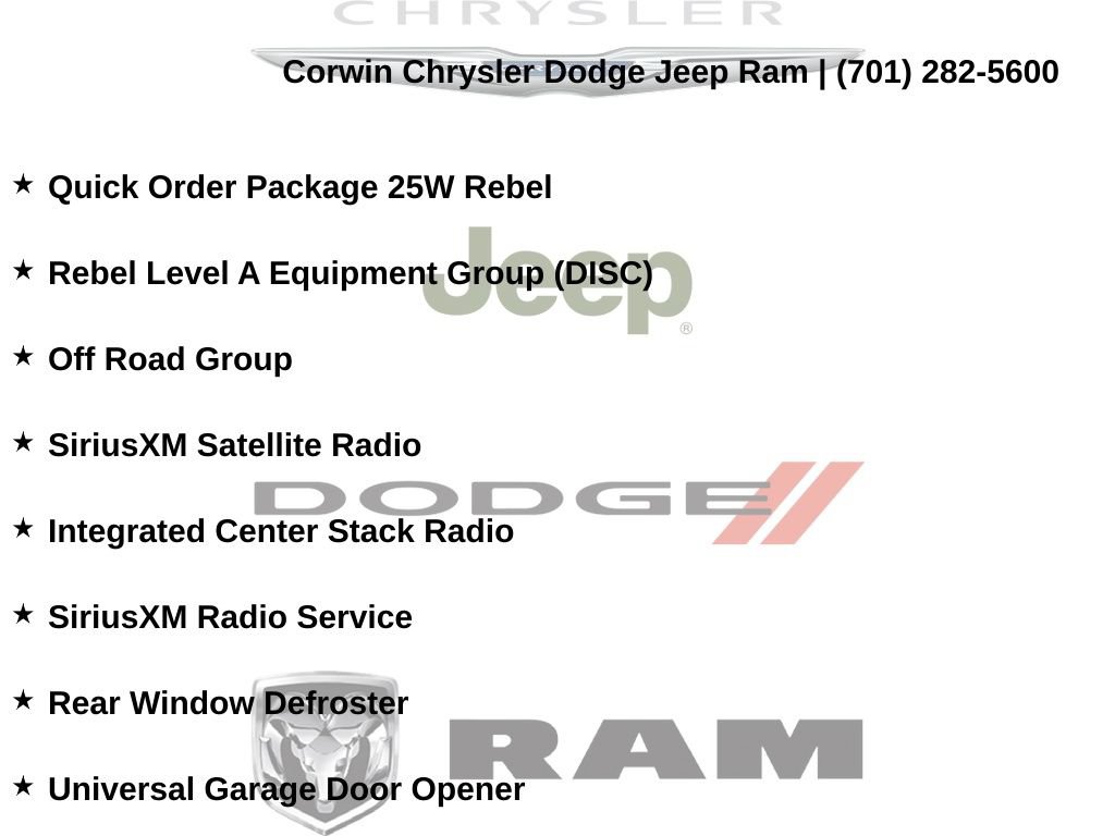 Certified 2022 RAM 1500 Rebel w/ Off Road Group AWD/4WD image 16