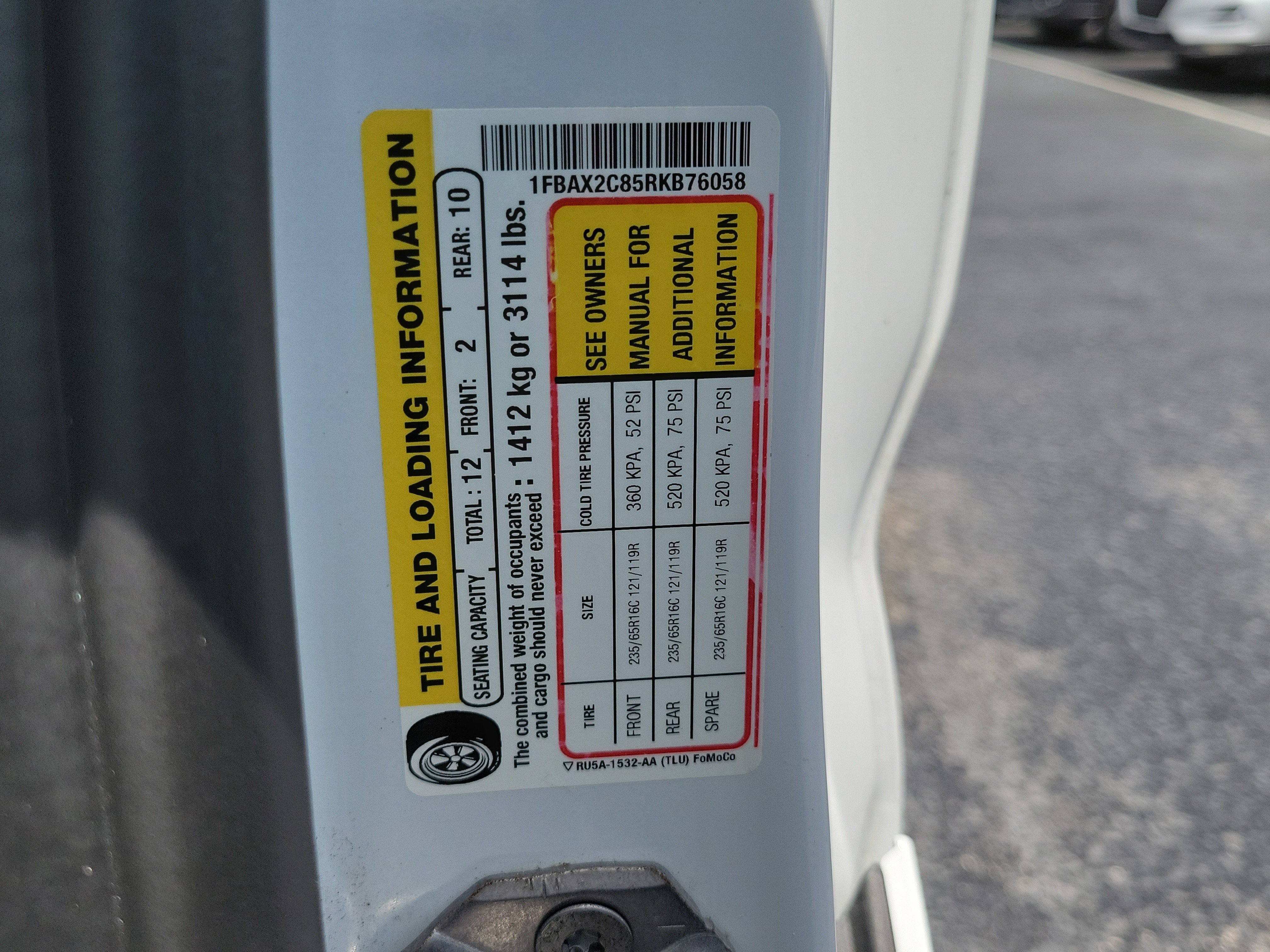 Certified 2024 Ford Transit 350 XL RWD image 30