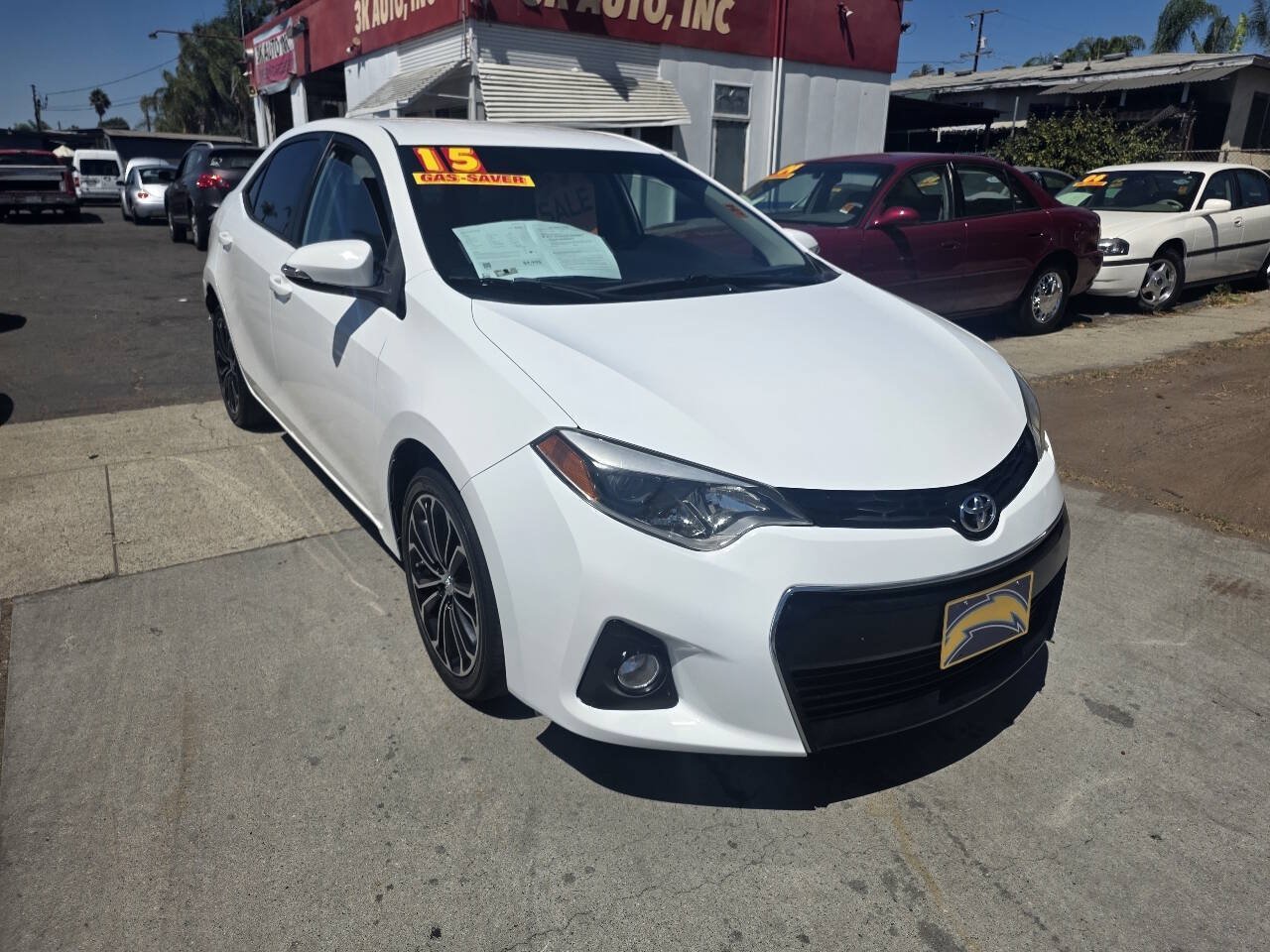 Used 2015 Toyota Corolla S w/ Protection Package