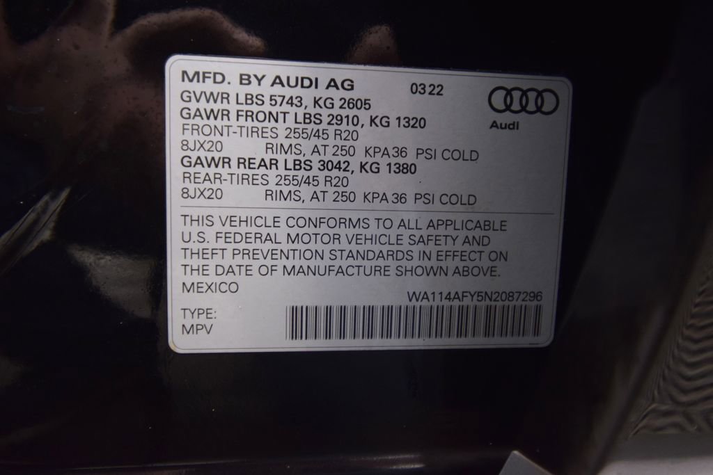 Used 2022 Audi SQ5 Premium image 31