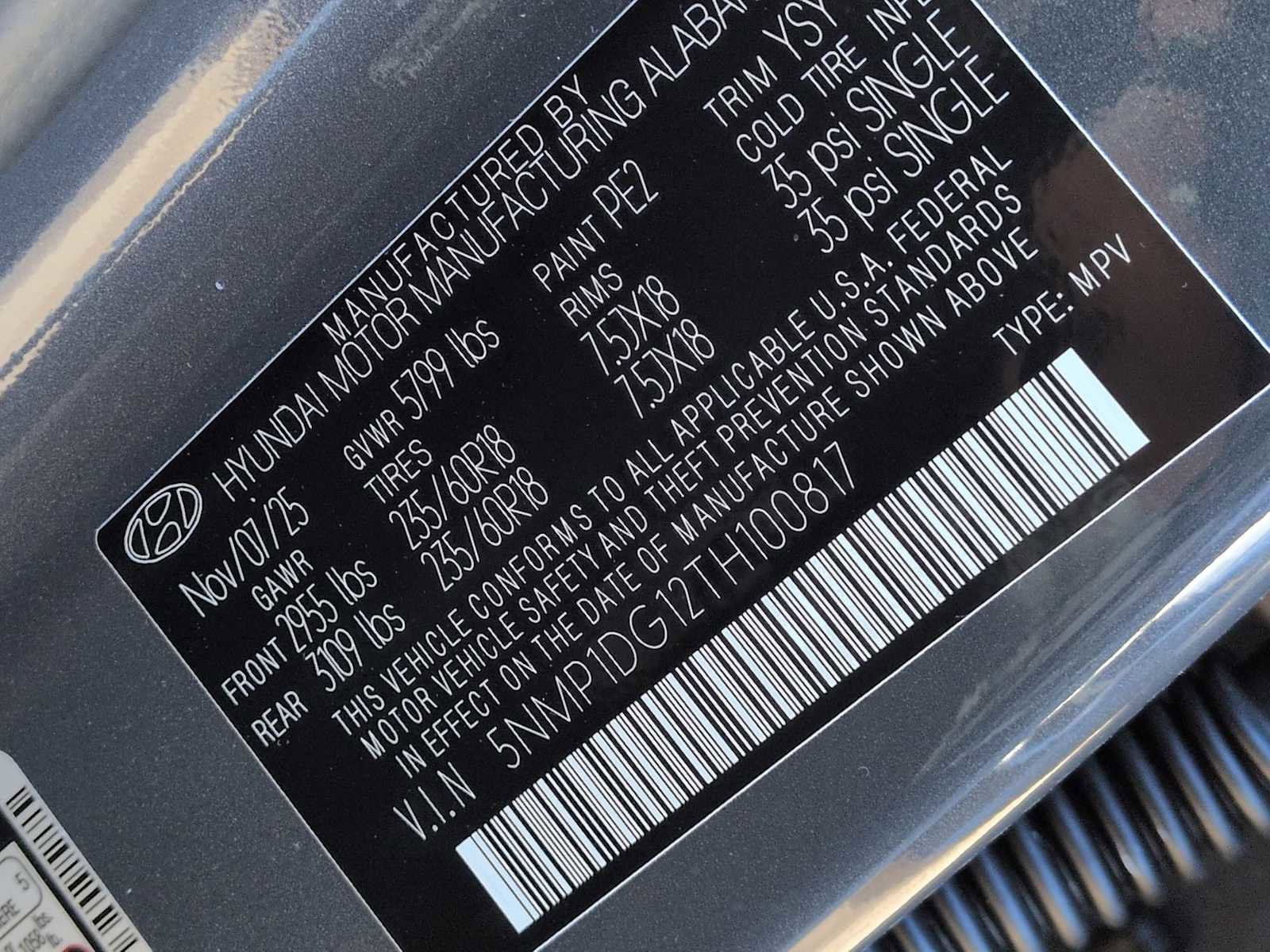 New 2026 Hyundai Santa Fe SE image 35