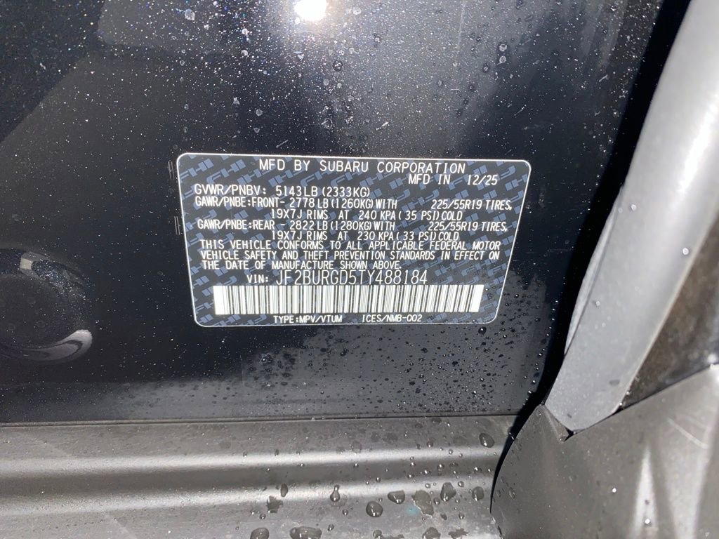 New 2026 Subaru Outback Limited XT image 25