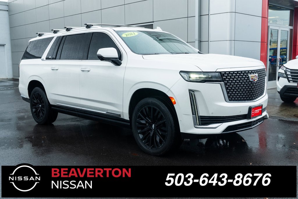 Used 2021 Cadillac Escalade ESV Premium Luxury w/ Driver Assist Tech Package