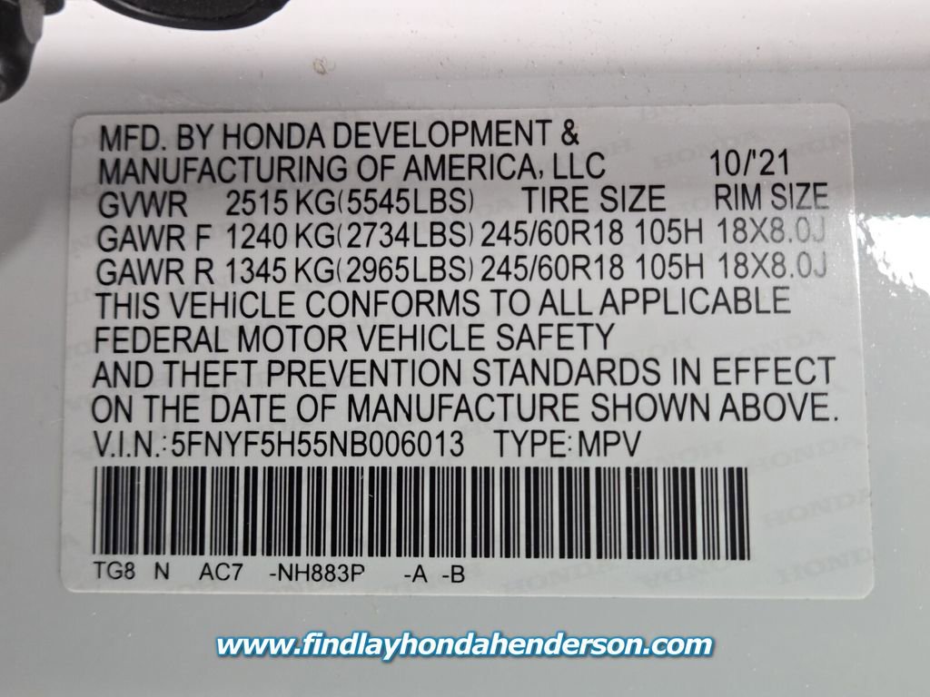 Certified 2022 Honda Pilot EX-L image 14