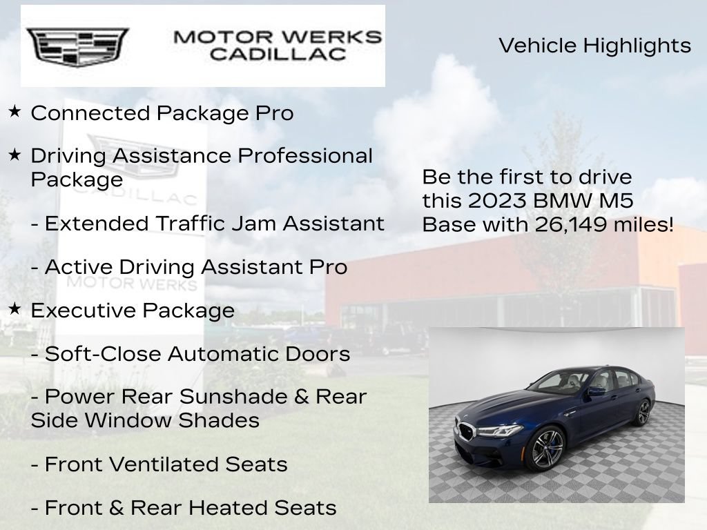 Used 2023 BMW M5 w/ Executive Package AWD/4WD image 13