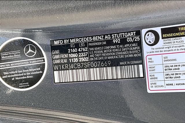 Certified 2025 Mercedes-Benz AMG GT 43 image 16