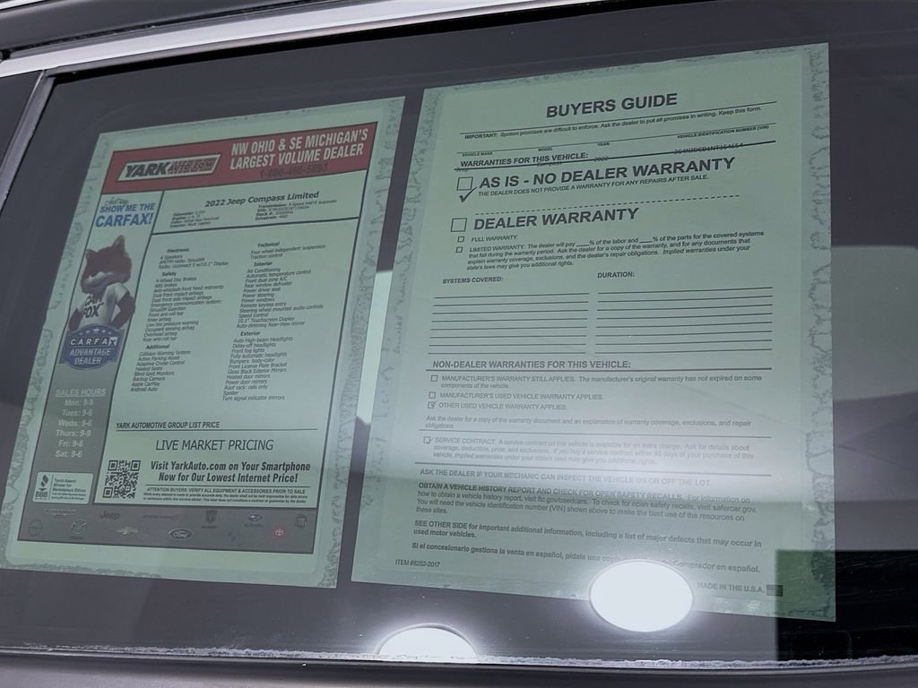 Certified 2022 Jeep Compass Limited image 15