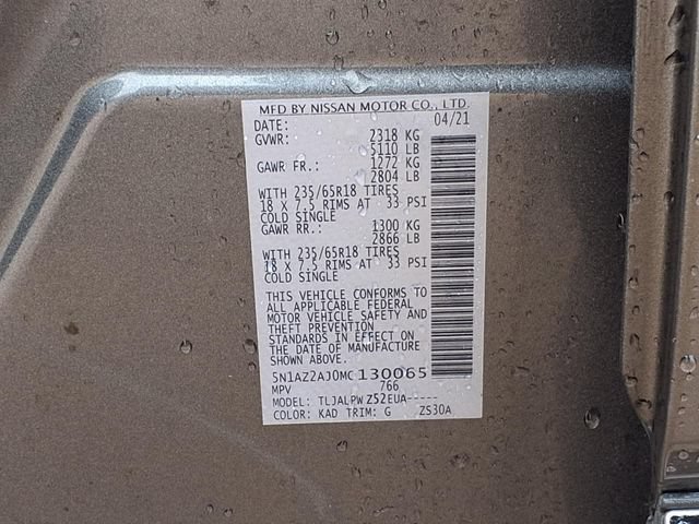 Used 2021 Nissan Murano S FWD image 9