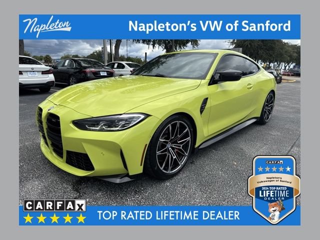 Used 2023 BMW M4 Coupe w/ Parking Assistance Package RWD image 1