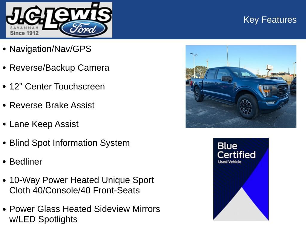 Certified 2023 Ford F150 XLT w/ Equipment Group 302A High image 30