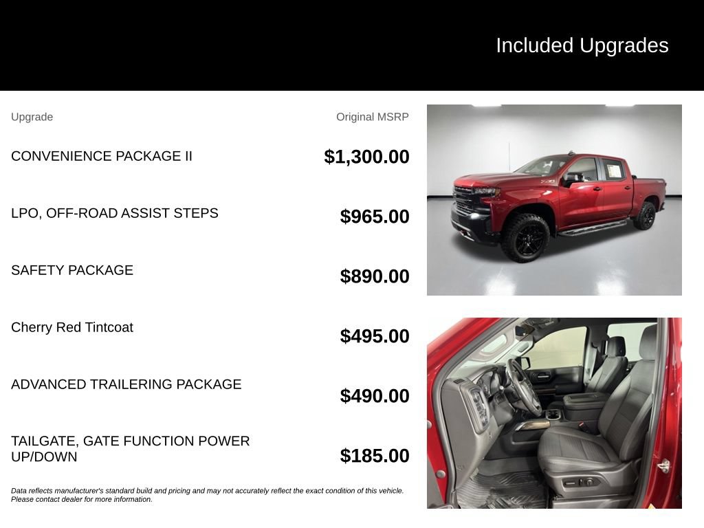 Used 2021 Chevrolet Silverado 1500 LT Trail Boss w/ Convenience Package II AWD/4WD image 7