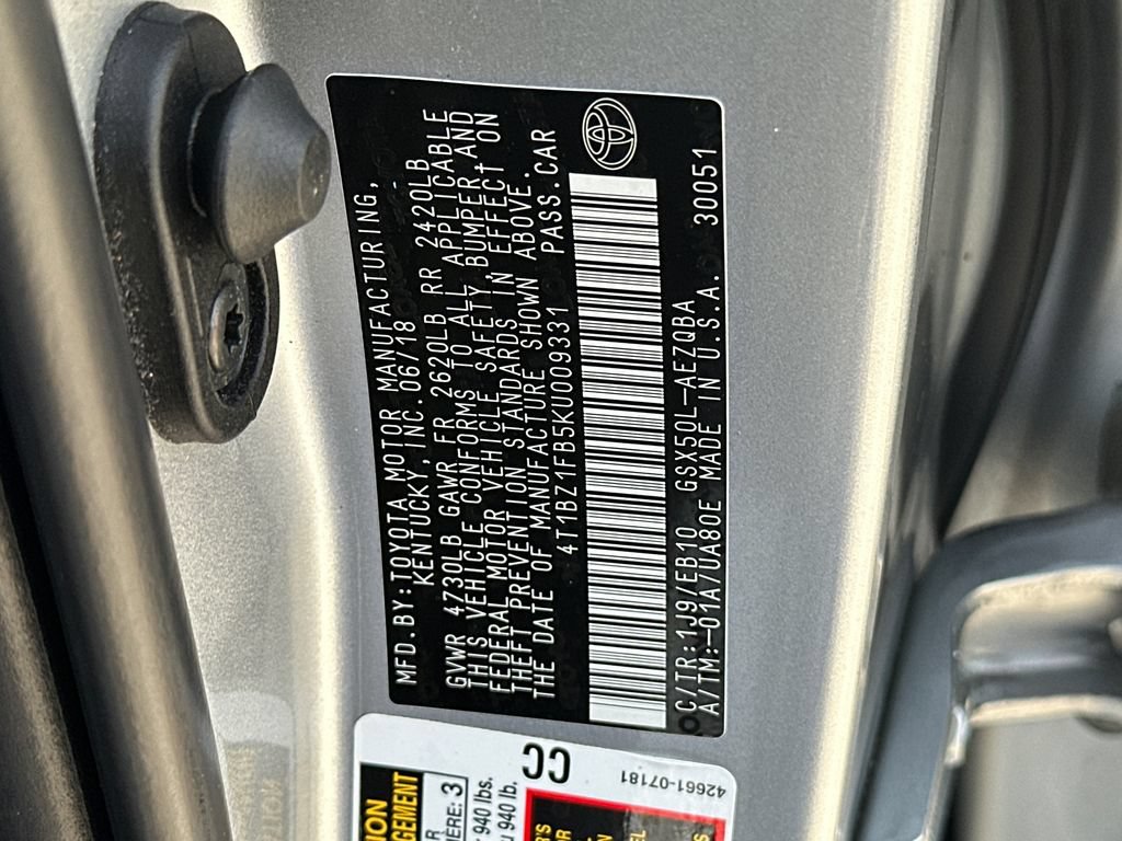 Used 2019 Toyota Avalon XSE w/ Carpet Mat Package FWD image 34