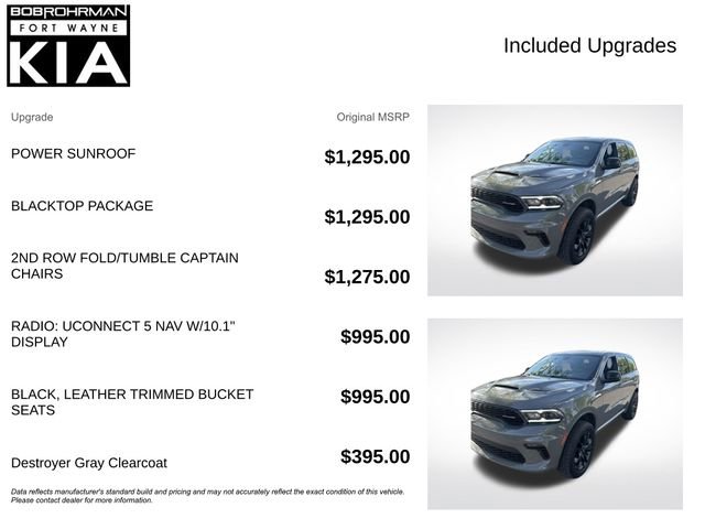 Used 2021 Dodge Durango GT w/ Blacktop Package AWD/4WD image 4