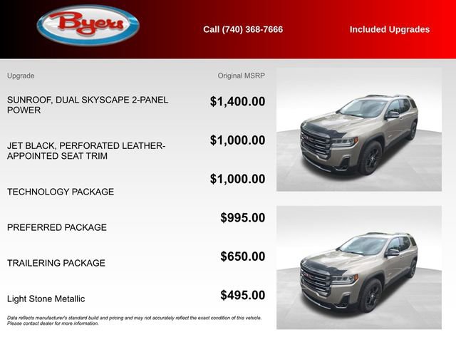 Used 2022 GMC Acadia AT4 w/ Technology Package AWD/4WD image 5