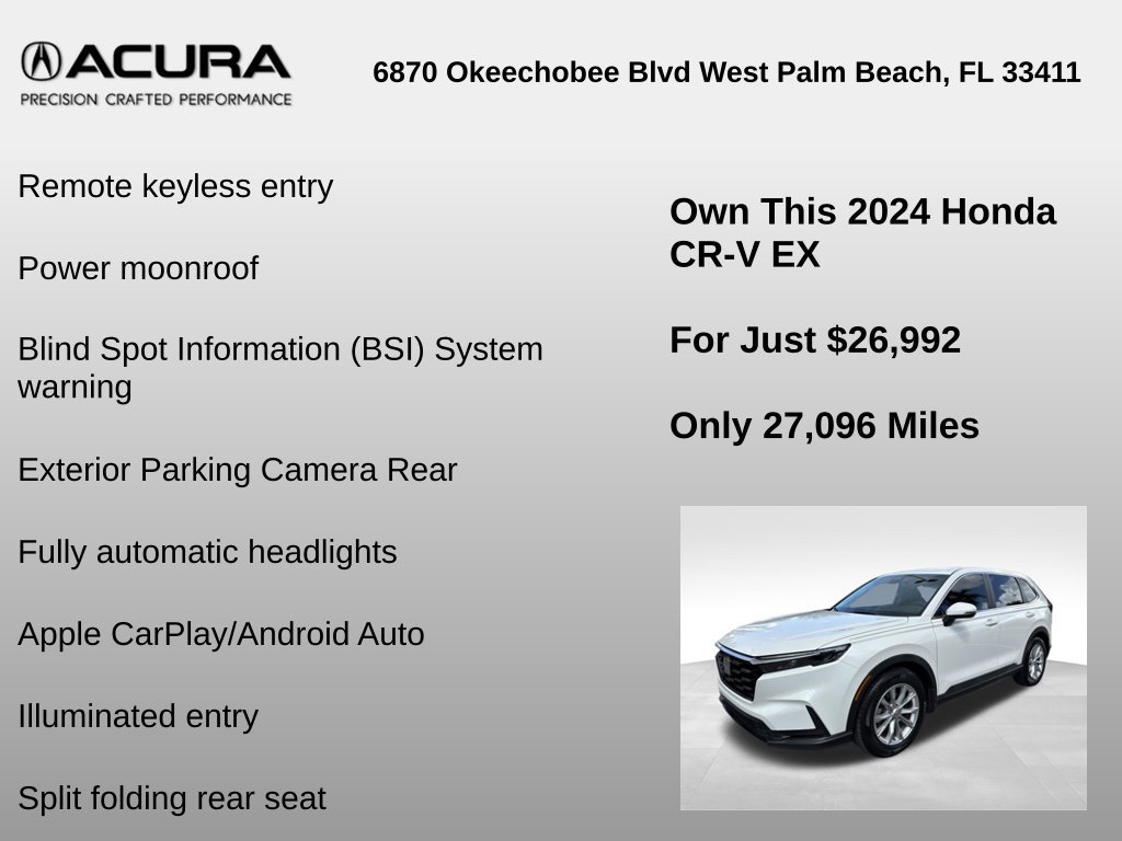 Used 2024 Honda CR-V EX image 6