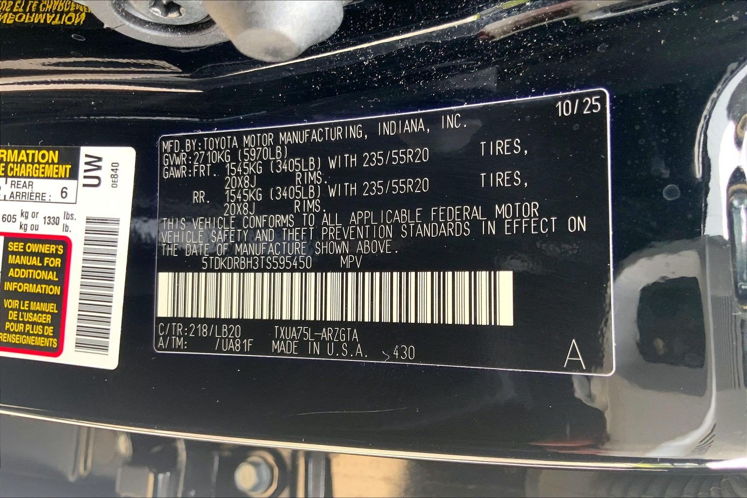 Used 2026 Toyota Highlander Limited AWD/4WD image 38