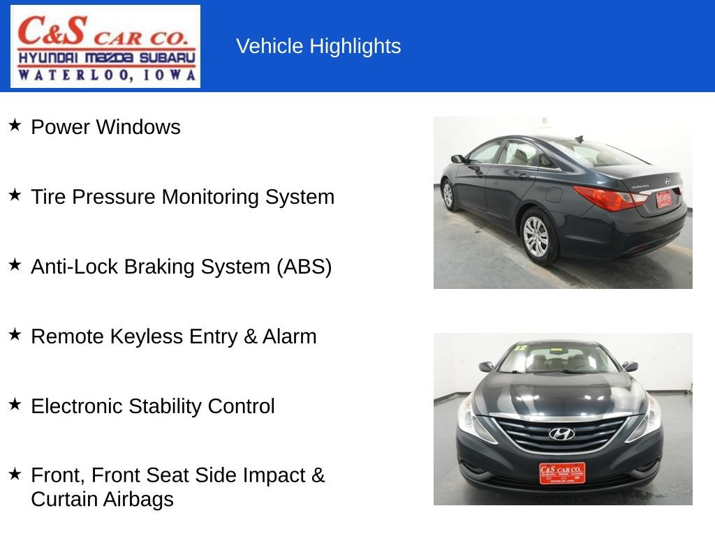 Used 2012 Hyundai Sonata GLS FWD image 13