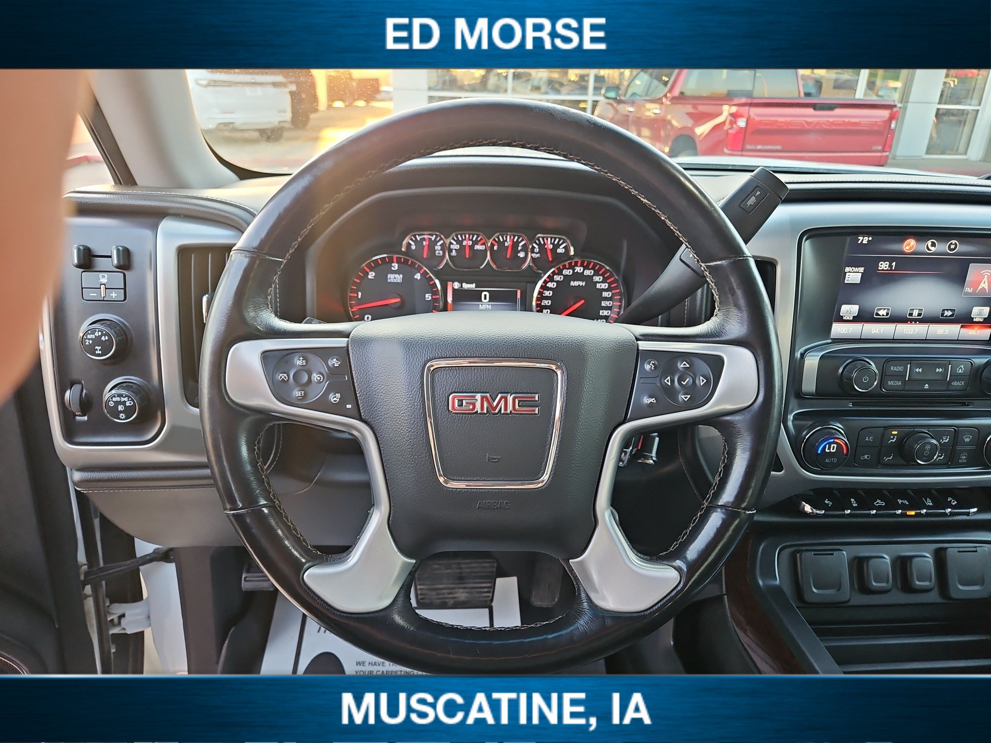 Used 2015 GMC Sierra 1500 SLT w/ SLT Crew Cab Value Package AWD/4WD image 14