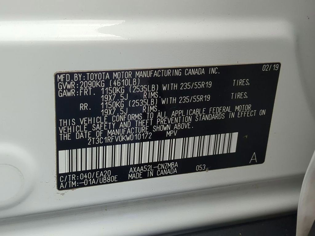 Used 2019 Toyota RAV4 XLE Premium w/ Carpet Mat Package FWD image 36