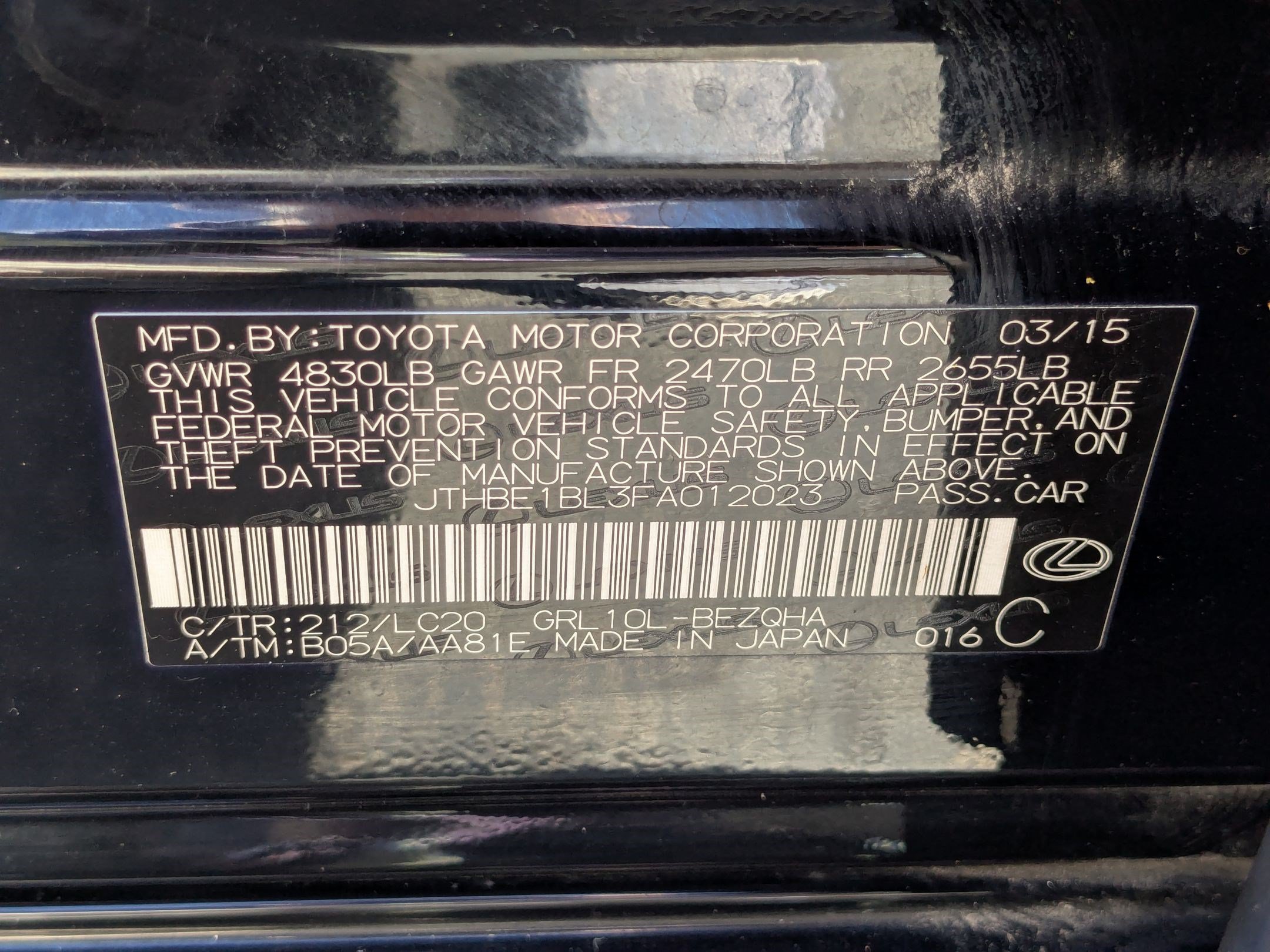 Used 2015 Lexus GS 350 w/ Premium Package RWD image 37