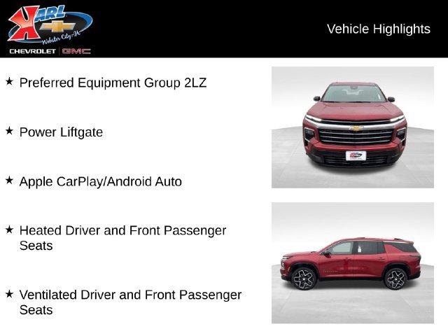 Certified 2026 Chevrolet Traverse High Country w/ LPO, Floor Liner Package AWD/4WD image 3