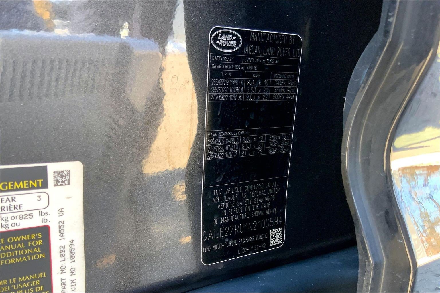 Used 2022 Land Rover Defender 110 X-Dynamic SE image 33