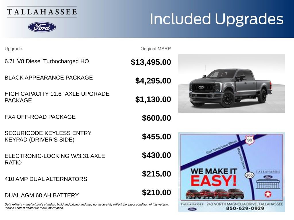 New 2026 Ford F250 Lariat w/ Black Appearance Package AWD/4WD image 3